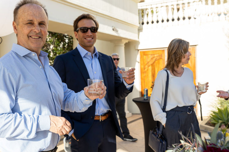 Guests enjoy the Macallan as they conversed and socialize with each other.